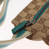 Secondhand Gucci Vintage Double Belt Bag GG Canvas with