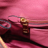 Secondhand Miu Miu Convertible Madras Side Zip Satchel Grainy