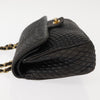 Bally Vintage Chain Shoulder Bag Quilted Leather