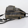 Fendi Pequin Front Pocket Backpack Coated Canvas
