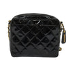 Secondhand Chanel Vintage Square Front Pocket Camera Bag Quilted Patent