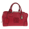 Secondhand Loewe Amazona Bag Red Leather Bags