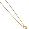 Secondhand Christian Dior CD Pendant Necklace Gold-plated