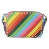 Secondhand Valentino Garavani Rockstud 1973 Camera Crossbody Bag Striped