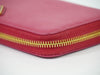 Prada Zip Around Tab Wallet Saffiano Leather
