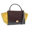 Celine Tricolor Trapeze Bag Leather