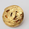 Chanel Vintage Round CC Clip-On Earrings Metal