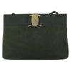 Salvatore Ferragamo Vala Shoulder Bag Suede