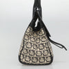Salvatore Ferragamo Studio Satchel Gancini Jacquard and Leather