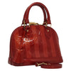 Louis Vuitton Alma Handbag Limited Edition Monogram Vernis Rayures