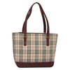 Secondhand Burberry Nova Check Tote Canvas and