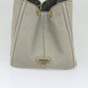 Secondhand Prada Canapa Tote Gray Canvas Bags