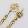 Chanel Vintage CC Chain Belt Metal and Leather