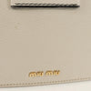 Secondhand Miu Miu Madras Crystal Buckle Shoulder Bag