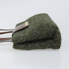 Secondhand Bvlgari Handbag Green Wool Bags