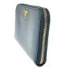 Secondhand Prada Zip Around Tab Wallet Saffiano