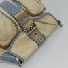 Secondhand Prada Double Pocket Buckle Flap Bag Tessuto