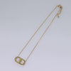Secondhand Christian Dior CD Pendant Necklace Gold-plated