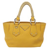 Secondhand Prada Vintage Handbag Yellow Leather Bags