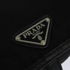 Secondhand Prada Logo Pouch Black Nylon Accessories