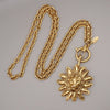 Chanel Vintage Lion Station Long Necklace Metal