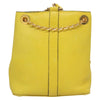 Secondhand Celine Shoulder Bag Yellow Leather Bags