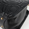 Salvatore Ferragamo Gancini Convertible Tote Quilted Leather
