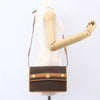 Secondhand Celine Vintage Macadam Shoulder Bag Canvas and