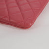 Chanel O Case Clutch Quilted Lambskin