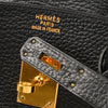 Hermes Birkin Handbag Black Ardennes with Gold Hardware