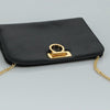 Salvatore Ferragamo Vintage Gancini Chain Shoulder Bag Leather
