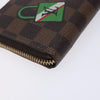 Secondhand Louis Vuitton Clemence Wallet Limited Edition Patches Damier