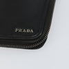 Secondhand Prada Saffiano Wallet Black Leather Accessories