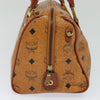MCM Visetos Handbag Canvas and Leather