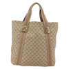 Gucci Original Web Tote GG Canvas