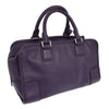 Secondhand Loewe Amazona Bag Purple Leather Bags