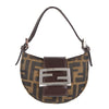 Fendi Vintage Croissant Bag Zucca Canvas