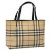 Secondhand Burberry Nova Check Tote canvas check pattern