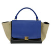 Secondhand Celine Trapeze Bag Blue Leather Bags