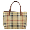 Secondhand Burberry Top Handle Tote Haymarket