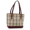 Secondhand Burberry Nova Check Tote canvas check pattern