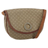 Secondhand Celine Vintage Macadam Circle Logo Shoulder Bag Canvas and