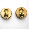 Chanel Vintage Round CC Clip-On Earrings Metal