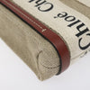 Chloe Woody Tote Canvas with Leather