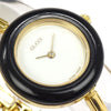 Secondhand Gucci 1100 Interchangeable Bezel Bangle Quartz Watch Plated Metal with