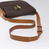 Secondhand Celine Vintage Convertible Macadam Turnlock Shoulder Bag Canvas and