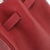 Hermes Birkin Handbag Red Ardennes with Gold Hardware