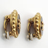 Chanel Vintage Round CC Clip-On Earrings Metal