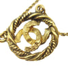 Secondhand Chanel CC Round Pendant Necklace