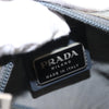 Prada Front Zip Convertible Flat Messenger Tessuto with Leather